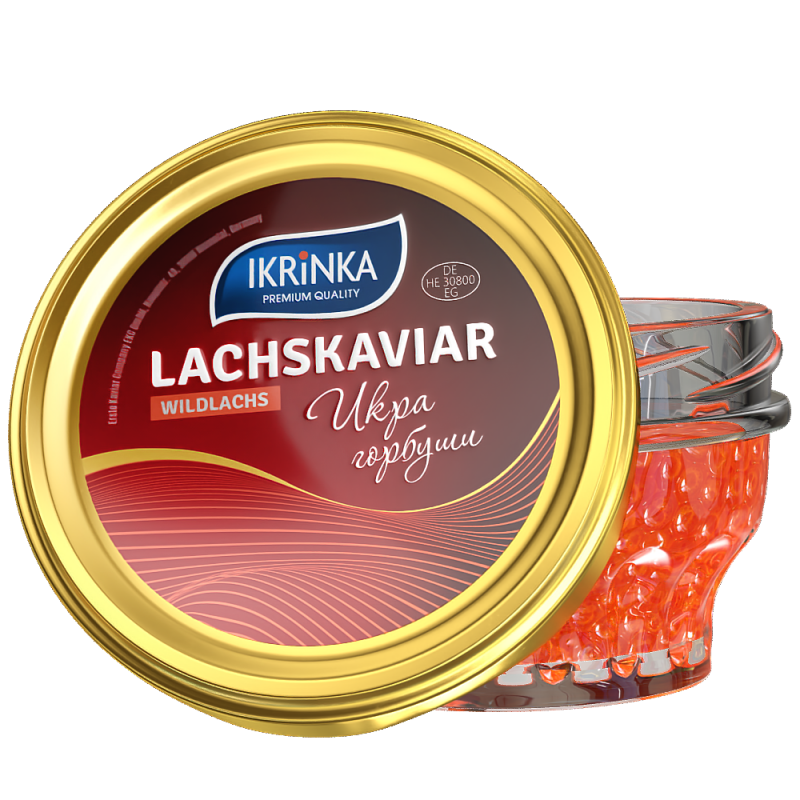 Pink salmon caviar 100/200g, picture 4