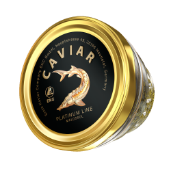 Stör-Kaviar «Platinum Line» 50/100g Glas, Bild 3
