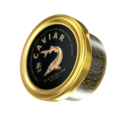 Sturgeon caviar «PLATINUM LINE» 50/100g Glass, picture 6