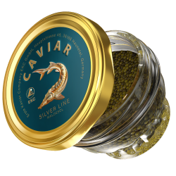 Stör-Kaviar «Silver Line» 50/100g Glas, Bild 2