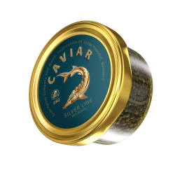 Sturgeon caviar «SILVER LINE» 50/100g Glass, picture 6