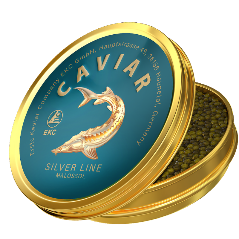 Sturgeon caviar «SILVER LINE» 50/100g, picture 1