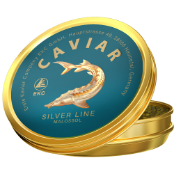 Sturgeon caviar «SILVER LINE» 50/100g, picture 2