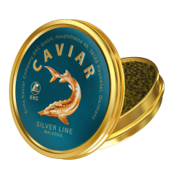 Sturgeon caviar «SILVER LINE» 50/100g, picture 4