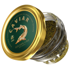 Stör-Kaviar «Golden Line» 50/100g Glas, Bild 2