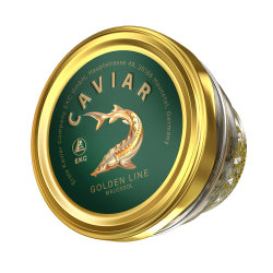 Sturgeon caviar «GOLDEN LINE» 50/100g Glass, picture 3