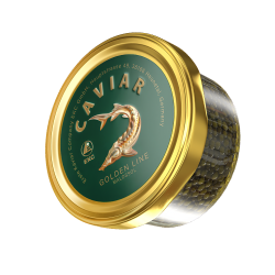Sturgeon caviar «GOLDEN LINE» 50/100g Glass, picture 6