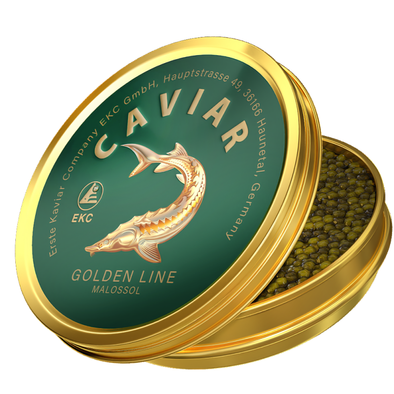 Sturgeon caviar «GOLDEN LINE» 50/100g, picture 1