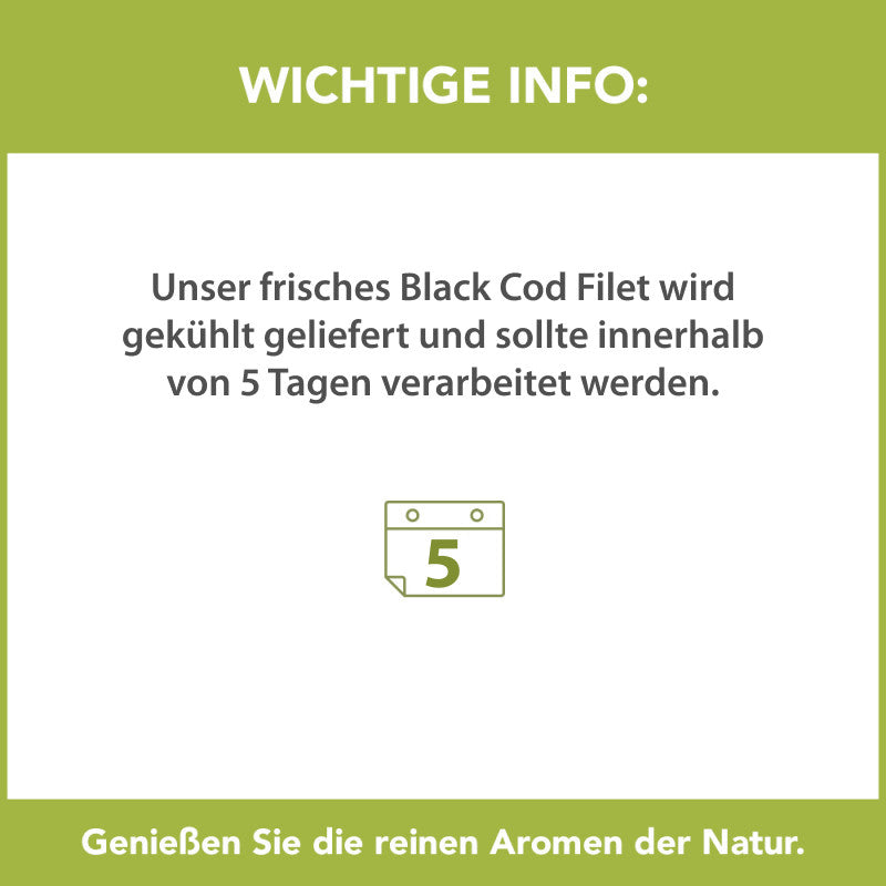 Black Cod Filet Set 3 Stk.