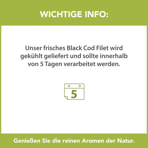 Black Cod Filet Set 3 Stk.