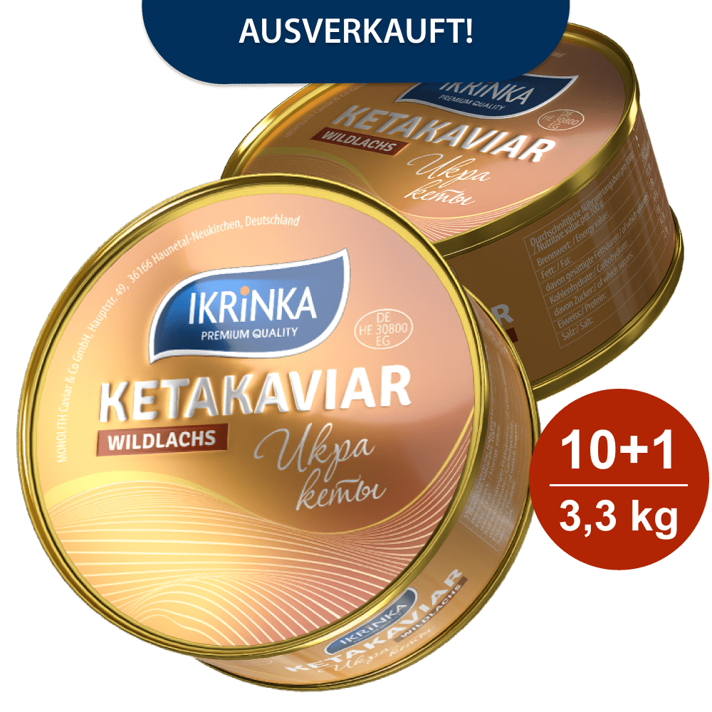 Keta Lachskaviar Set 11 x 300g