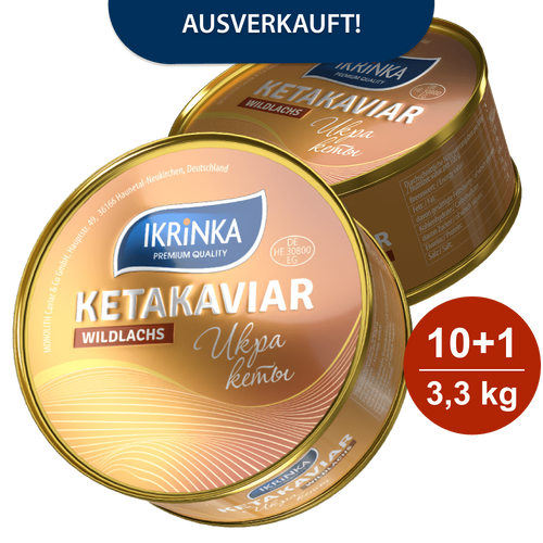 Keta Lachskaviar Set 11 x 300g