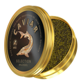 Störkaviar «SELECTION» 500g – geöffnete Dose mit Kaviar
