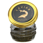 Störkaviar «SELECTION» 25g im Glas – Frontalansicht mit Kaviar