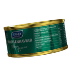 Forellenkaviar Set 19 x 95g – Dose Seitenansicht mit Etikett