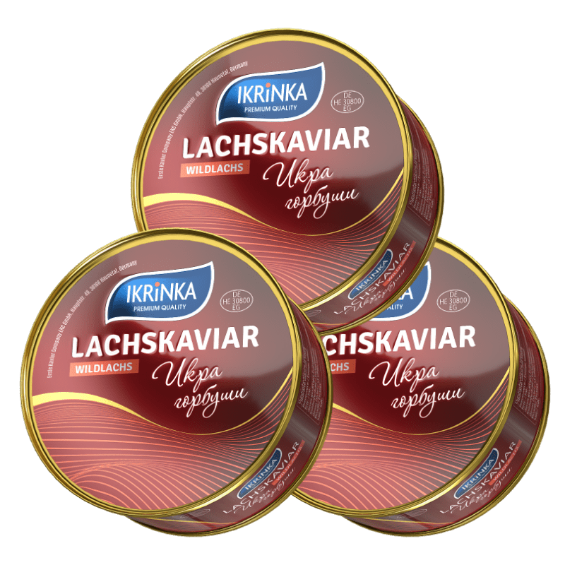 Lachskaviar Gorbuscha Set 3 x 300g