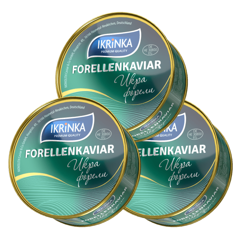 Forellenkaviar Set 3 x 300g