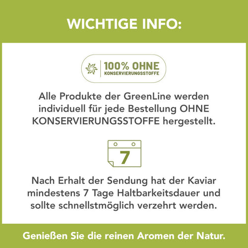 Störkaviar Aktion GreenLine