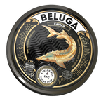 Beluga Kaviar 100g in der Dose – Frontalansicht