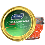 Coho Lachskaviar «Classic» 100g im Glas – Deckelansicht