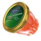 Coho Lachskaviar «Classic» 100g im Glas – geöffnetes Glas