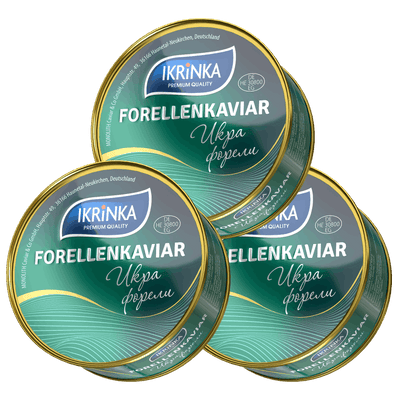 Forellenkaviar Set 3 x 300g