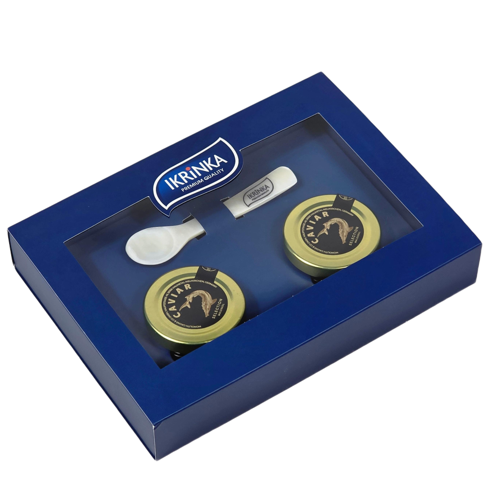 Geschenkbox «SELECTION» mit Perlmutlöffel