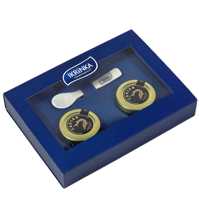Geschenkbox «SELECTION» mit Perlmutlöffel – Box Produktansicht