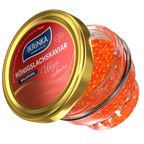 Königslachskaviar «Classic» 100g im Glas – Schrägansicht mit Kaviar