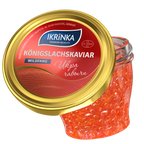Königslachskaviar «Classic» 200g im Glas – geöffnetes Glas