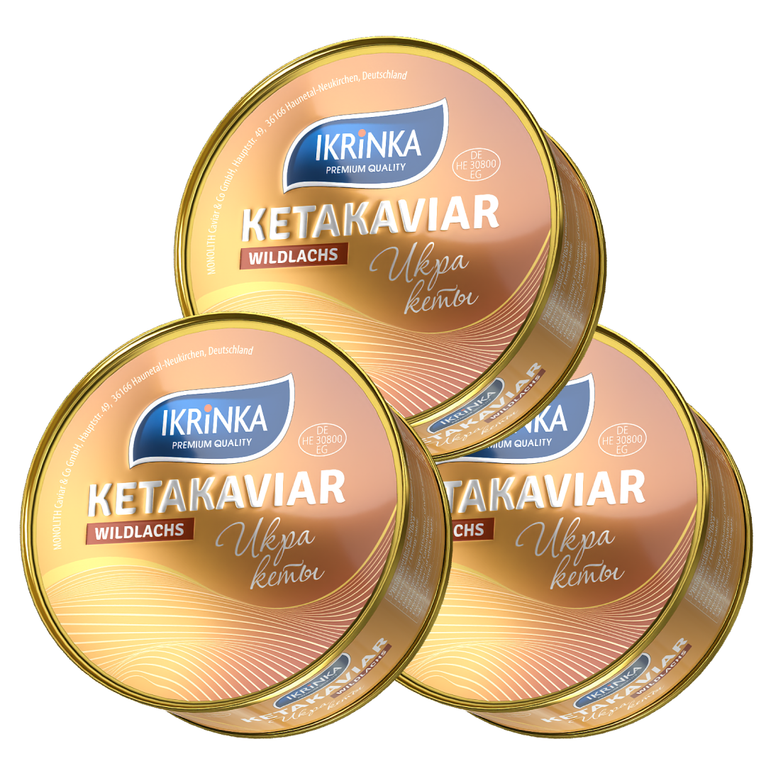 Keta Lachskaviar Set 3 x 300g