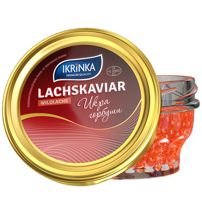 Lachskaviar Gorbuscha «Classic» 100g im Glas – Vorderansicht