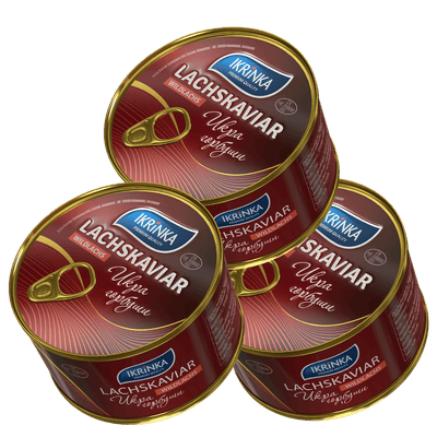 Lachskaviar Gorbuscha Set 3 x 450g