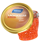 Lachskaviar Keta «Classic» 200g im Glas – Seitenansicht