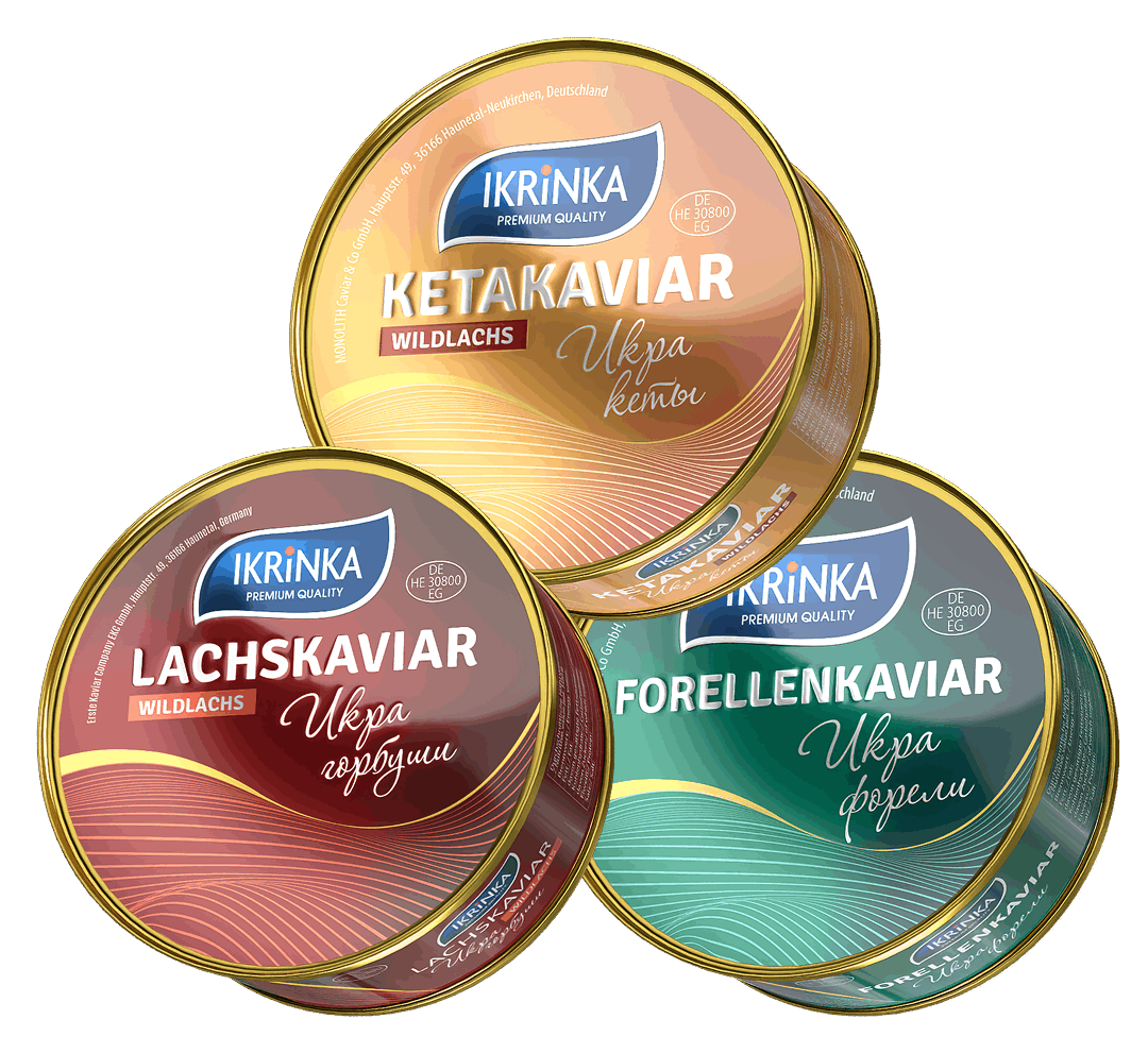 Lachskaviar Set «TRIO»