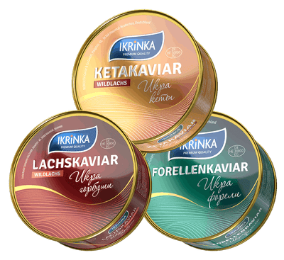 Lachskaviar Set «TRIO»