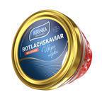 Rotlachskaviar «Classic» 100g im Glas – Frontalansicht
