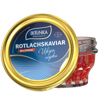 Rotlachskaviar «Classic» 100g im Glas – Deckelansicht