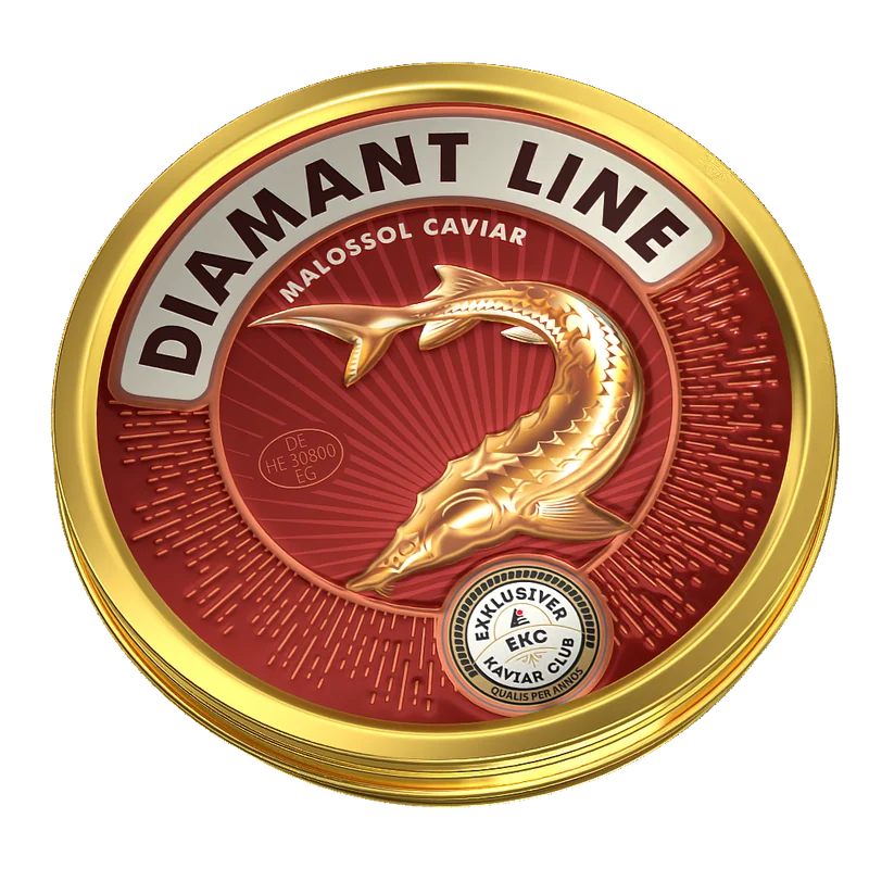 Störkaviar «Diamant Line» Dose – Detailaufnahme Kaviarperlen