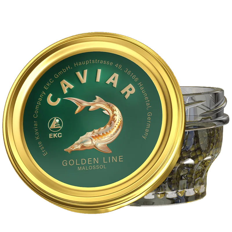 Störkaviar «Golden Line» – Glas Produktansicht