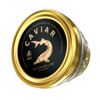 Störkaviar «Platinum Line» 100g im Glas – Deckel von oben