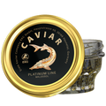 Störkaviar «Platinum Line» 100g im Glas – Deckelansicht