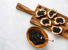 Enjoy a golden taste with sturgeon caviar