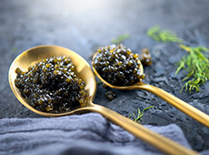 Psturgeon caviar «GOLDEN LINE» in glass IKRiNKA Germany