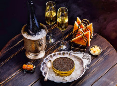 Try our Greenline sturgeon caviar in tin cans!