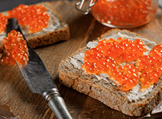 Salmon caviar