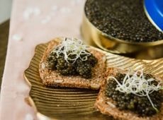 kaviar vom sibirischen stör diamant line glas
